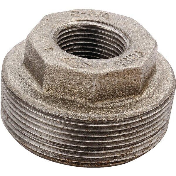 Prosource Pipe Bushing, 3 x 2 in, MIP x FIP, Malleable Iron, SCH 40